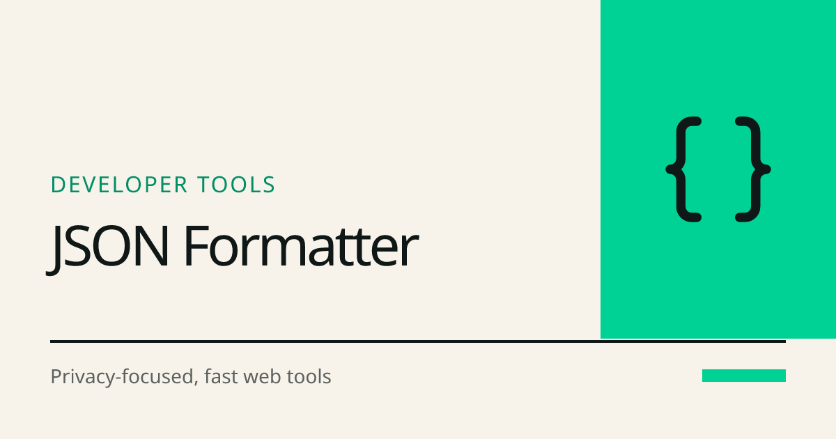 JSON Formatter & Validator (Beautifier) | Terkip